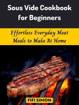 cover image of Sous Vide Cookbook for Beginners